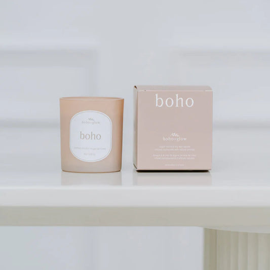 Boho Candle, Rosemary Mint