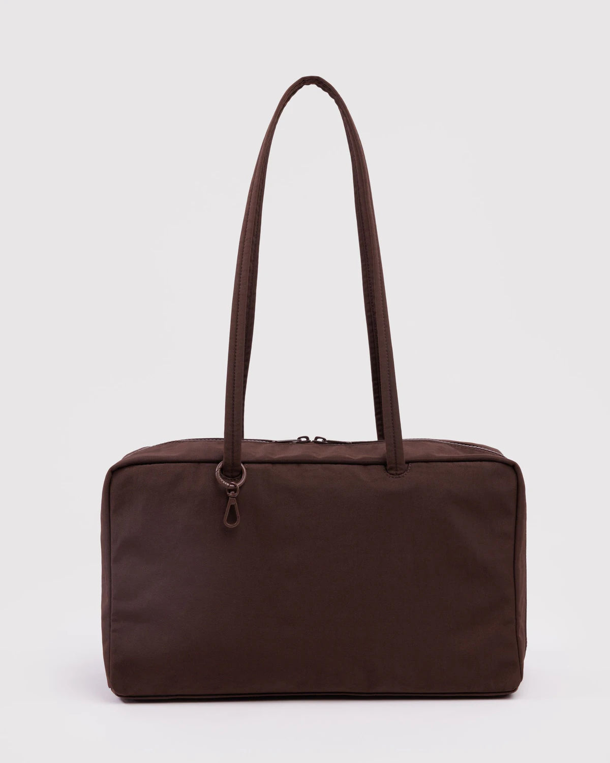 Baggu, Medium Nylon Bowler Bag, Coffee
