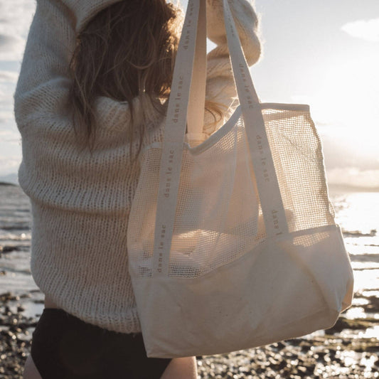 Dans le Sac Mesh Beach Tote Bag