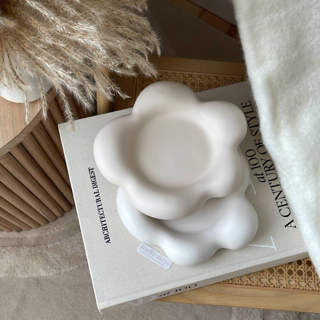 Asymmetrical Flower Trinket Tray