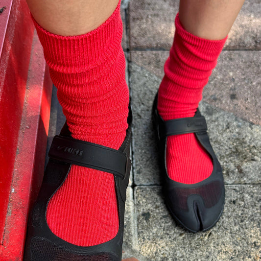 Le Bon Shoppe, Trouser Socks, Tuscan Red