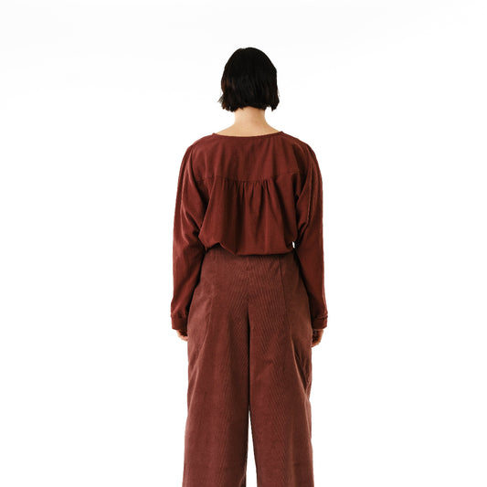 Jennifer Glasgow, Naledi Blouse, Brown