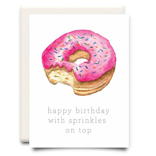 Sprinkles on Top, Birthday Greeting Card