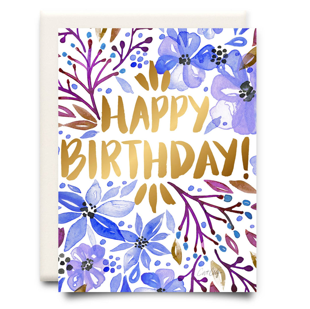 Lilac Birthday, Greeting Card