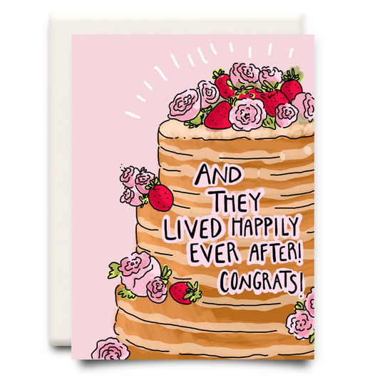 Happily Ever After! Congrats!, Wedding Greeting Card