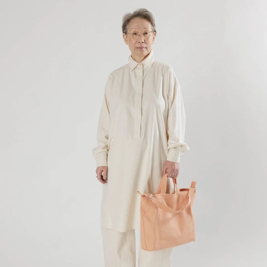 Horizontal Zip Duck Bag, Bisque