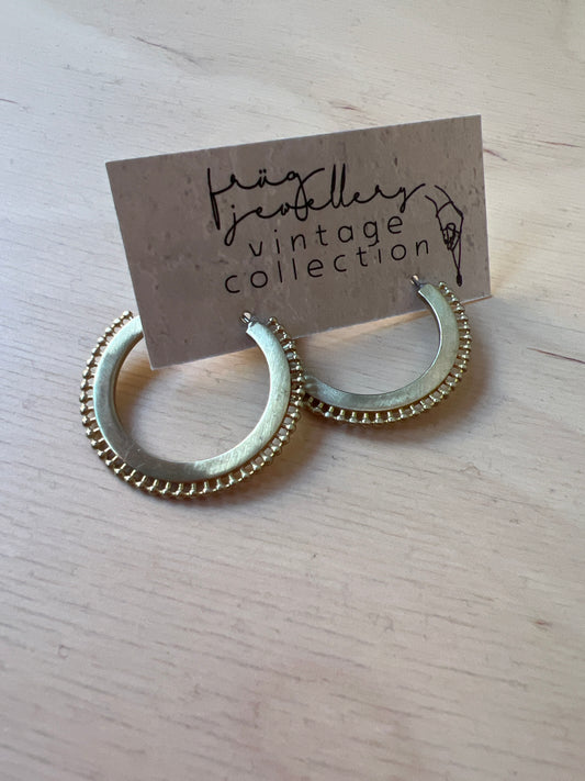 Frug, Deadstock Brass Hoops FEJ54