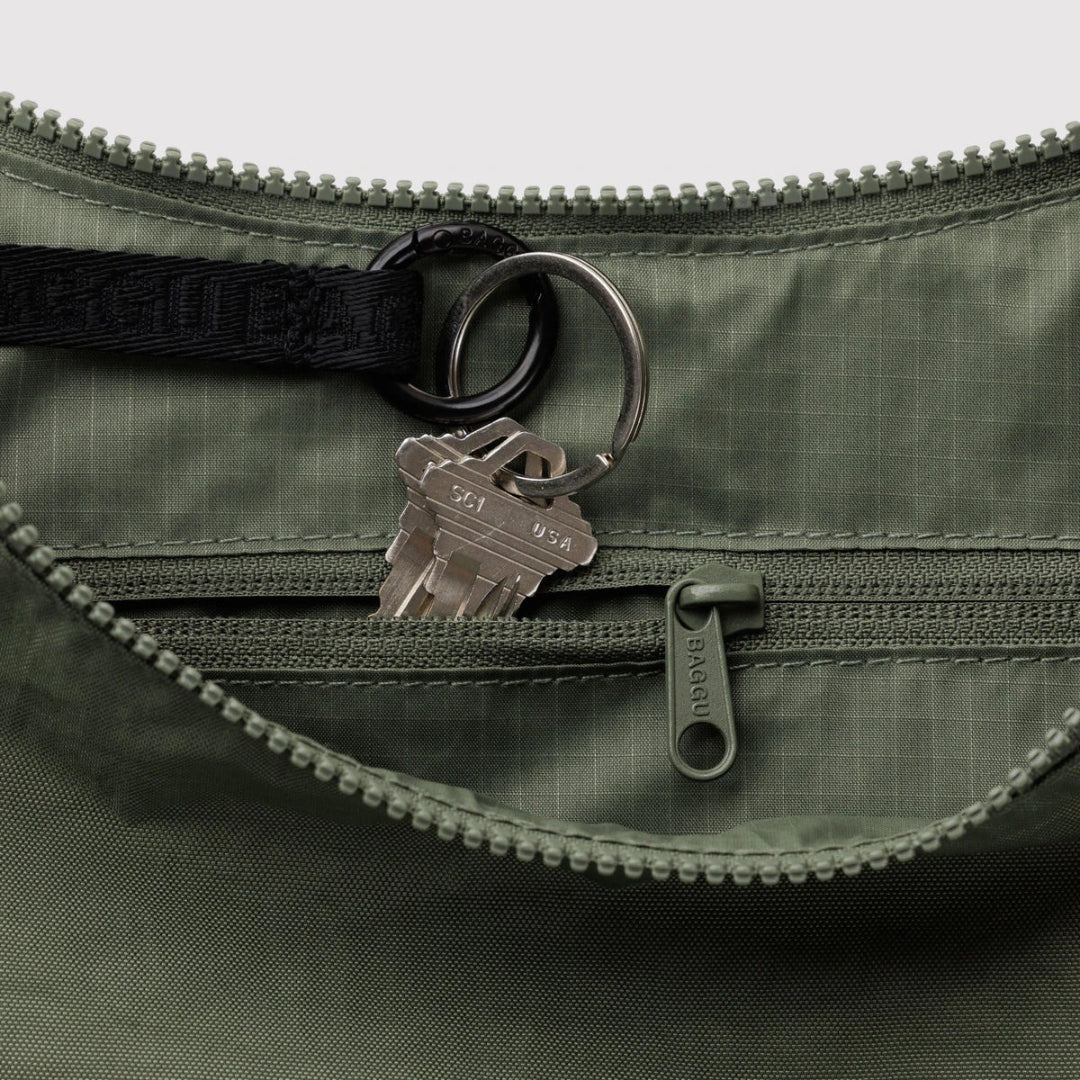 Baggu, Medium Nylon Crescent Bag, Caper