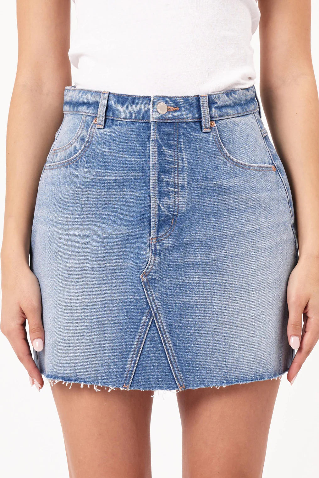 Cuttoff Skirt, Vintage Blue