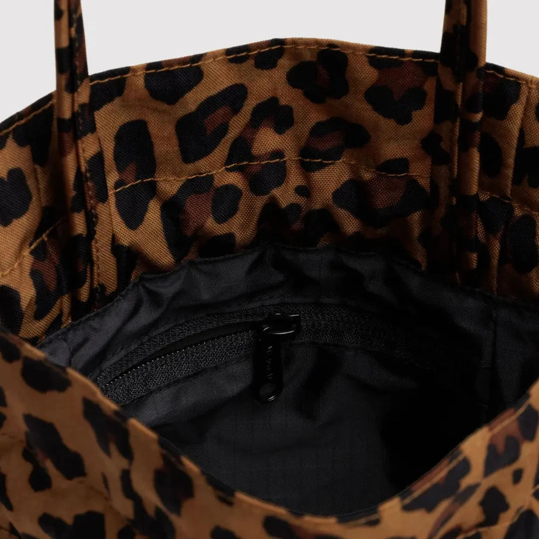 Baggu, Nylon Drawstring Bag, Leopard