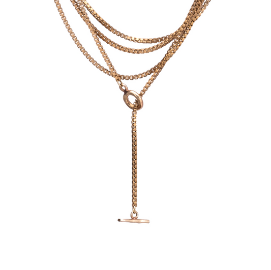 Hailey Gerrits, Box Chain Necklace