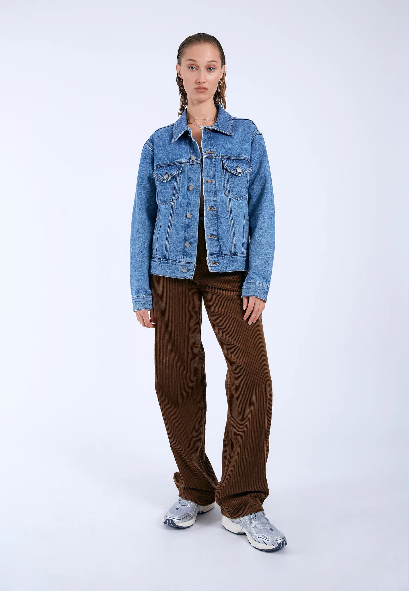 Dr. Denim, Joey Trucker Jacket, Stream Sky Retro