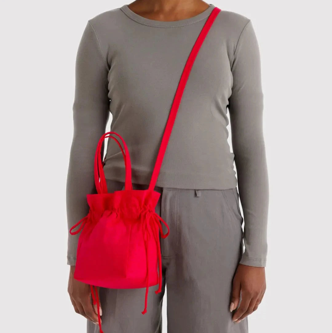 Baggu, Nylon Drawstring Bag, Candy Apple