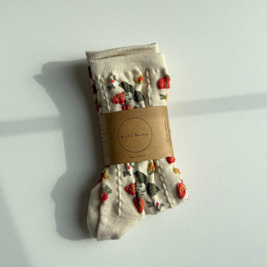 Billy Bamboo, Strawberry Socks, Various Colours