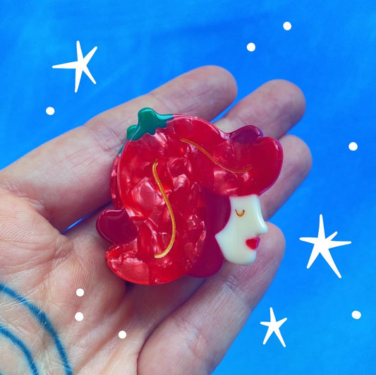 Flower Fairy, Strawberry Hair Claw