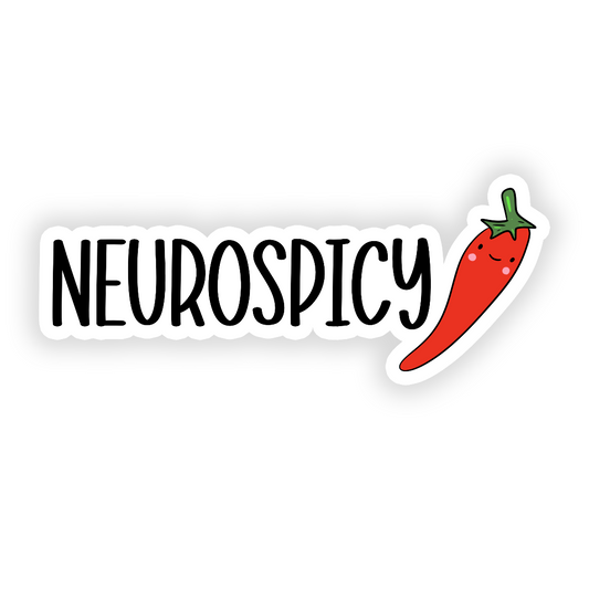 Neurospicy, Waterproof Sticker