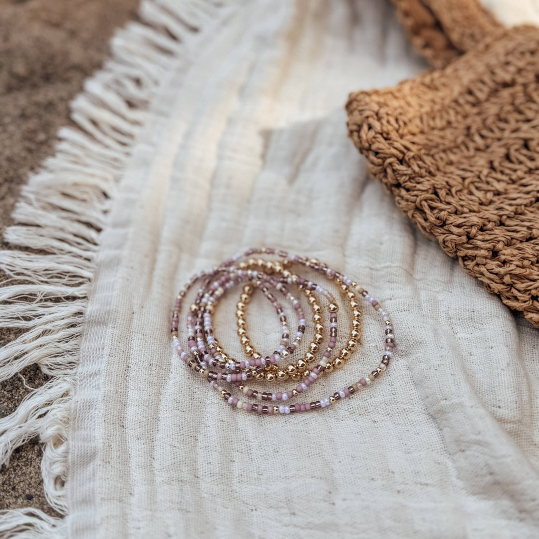 Oak + Eve, Tropics Bracelets, Vibrant Summer Stack Essential