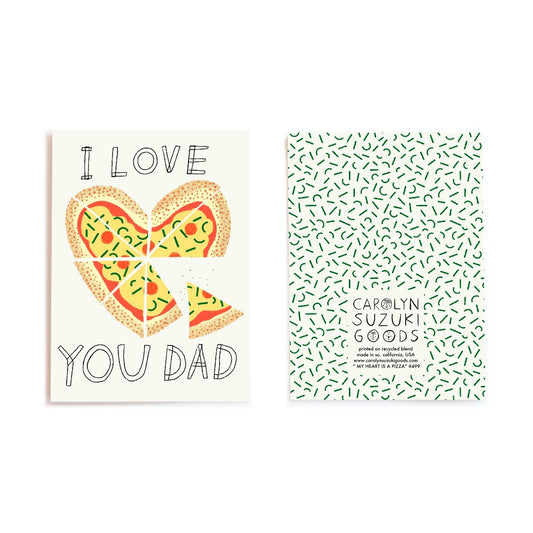 My Heart is Pizza, Father's Day Card