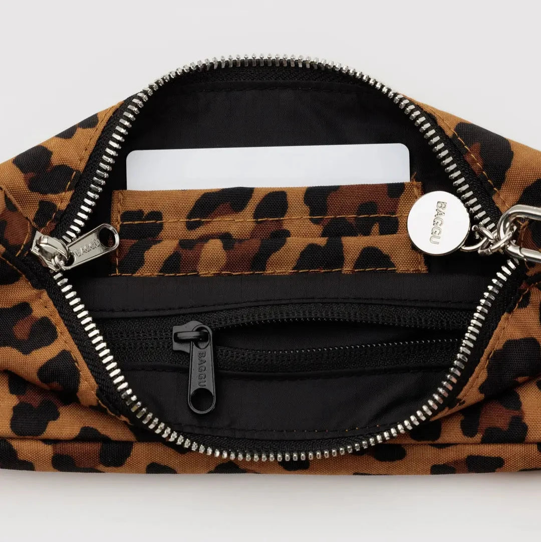 Baggu, Nylon Pochette, Leopard