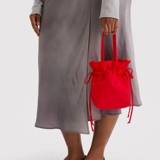 Baggu, Nylon Drawstring Bag, Candy Apple