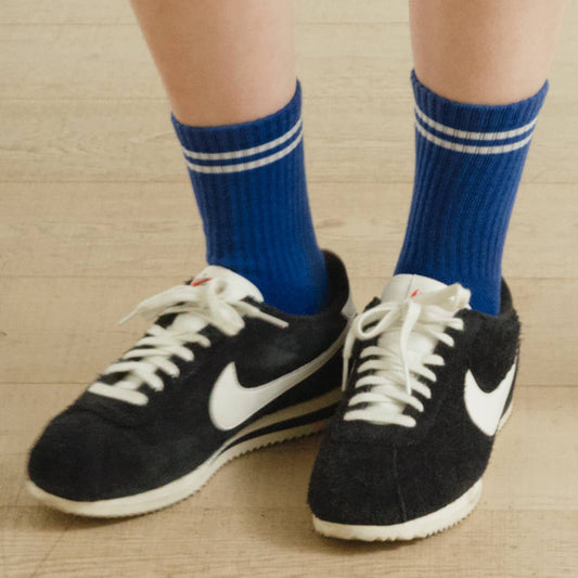 Le Bon Shoppe, Boyfriend Socks, Cobalt