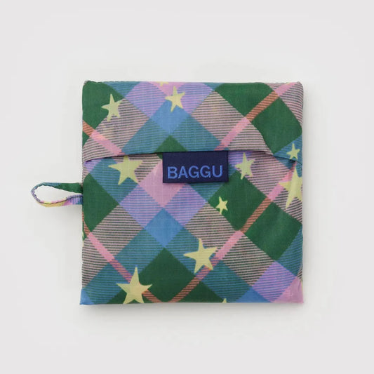 Baggu, Standard Baggu, Green Star Plaid