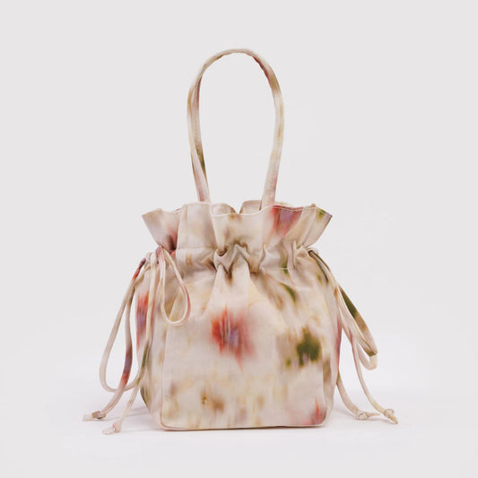 Baggu, Nylon Drawstring Bag, Abstract Floral
