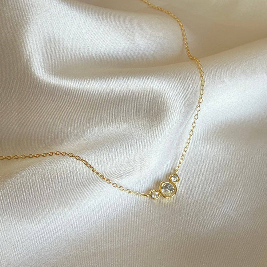 JV Studios Jewellery, Three Stone Necklace