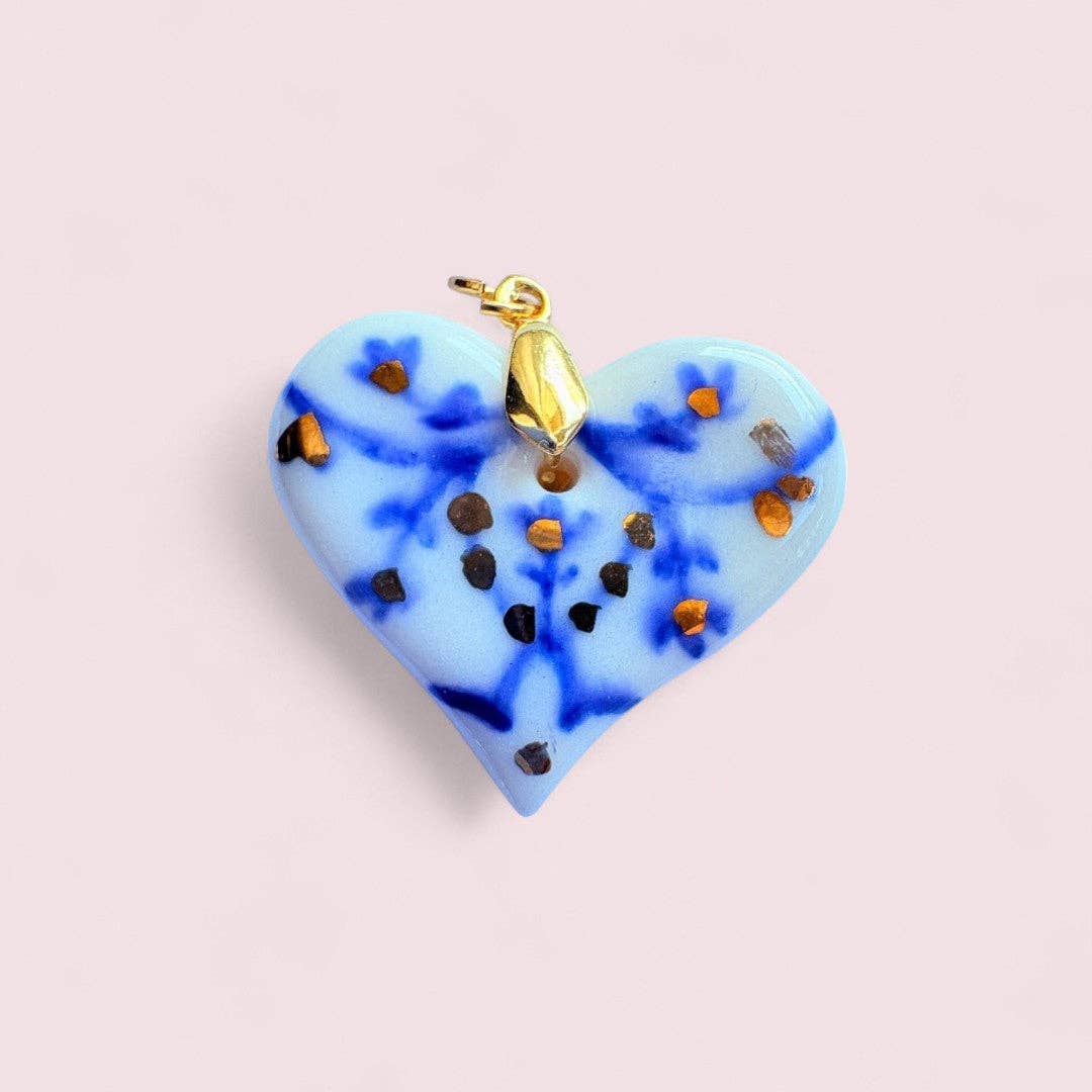 BitaJewells, Real Gold Delft-Inspired Gold Pendant