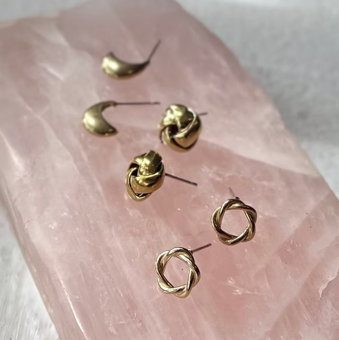 Frug, Deadstock Vintage Brass Studs FEJ49SET