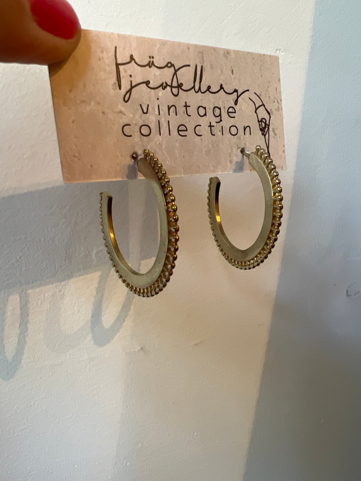Frug, Deadstock Brass Hoops FEJ54