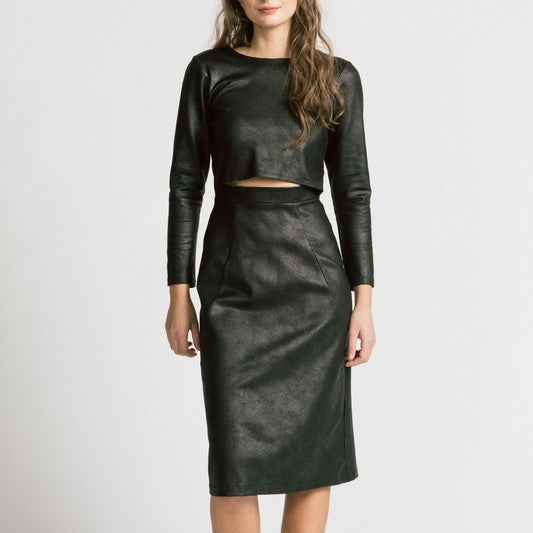 Allison Wonderland, Expectations Dress, Leatherette