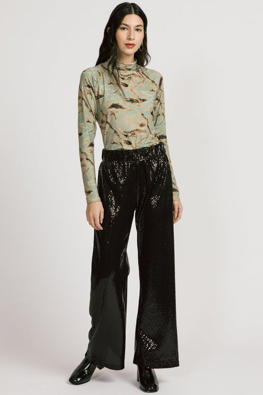 Allison Wonderland, Trixie Pant, Black Sequins