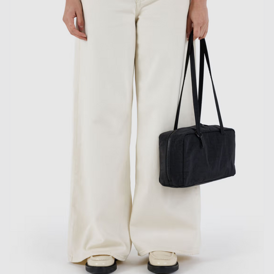 Baggu, Nylon Bowler Bag, Black