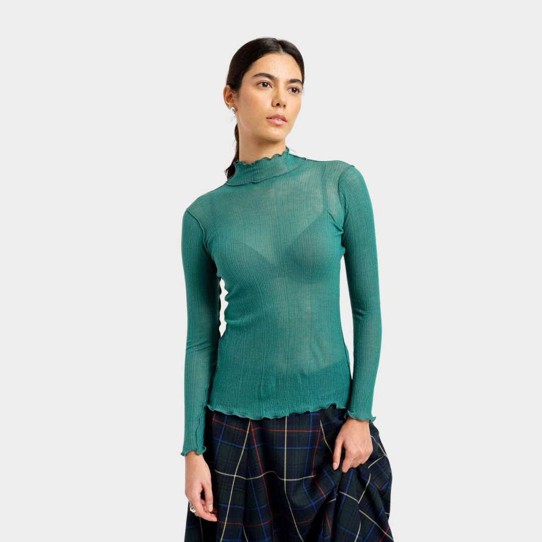 Eliza Faulkner, Jane Longsleeve Turtleneck, Jade