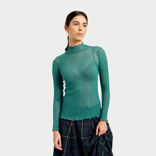 Eliza Faulkner, Jane Longsleeve Turtleneck, Jade