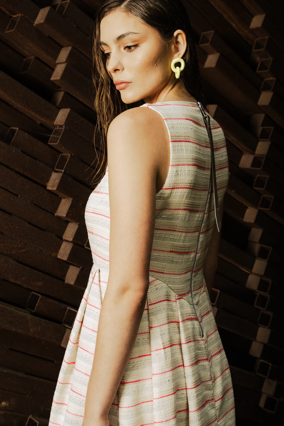 Luana Fitted Dress, Multicolour