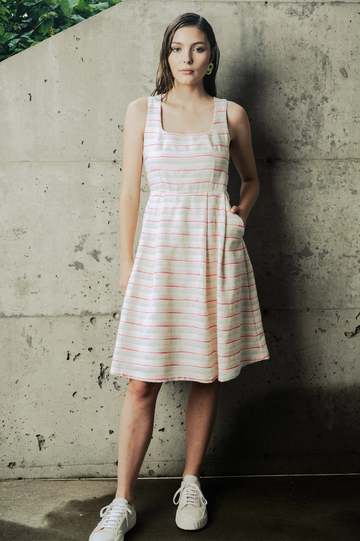 Luana Fitted Dress, Multicolour