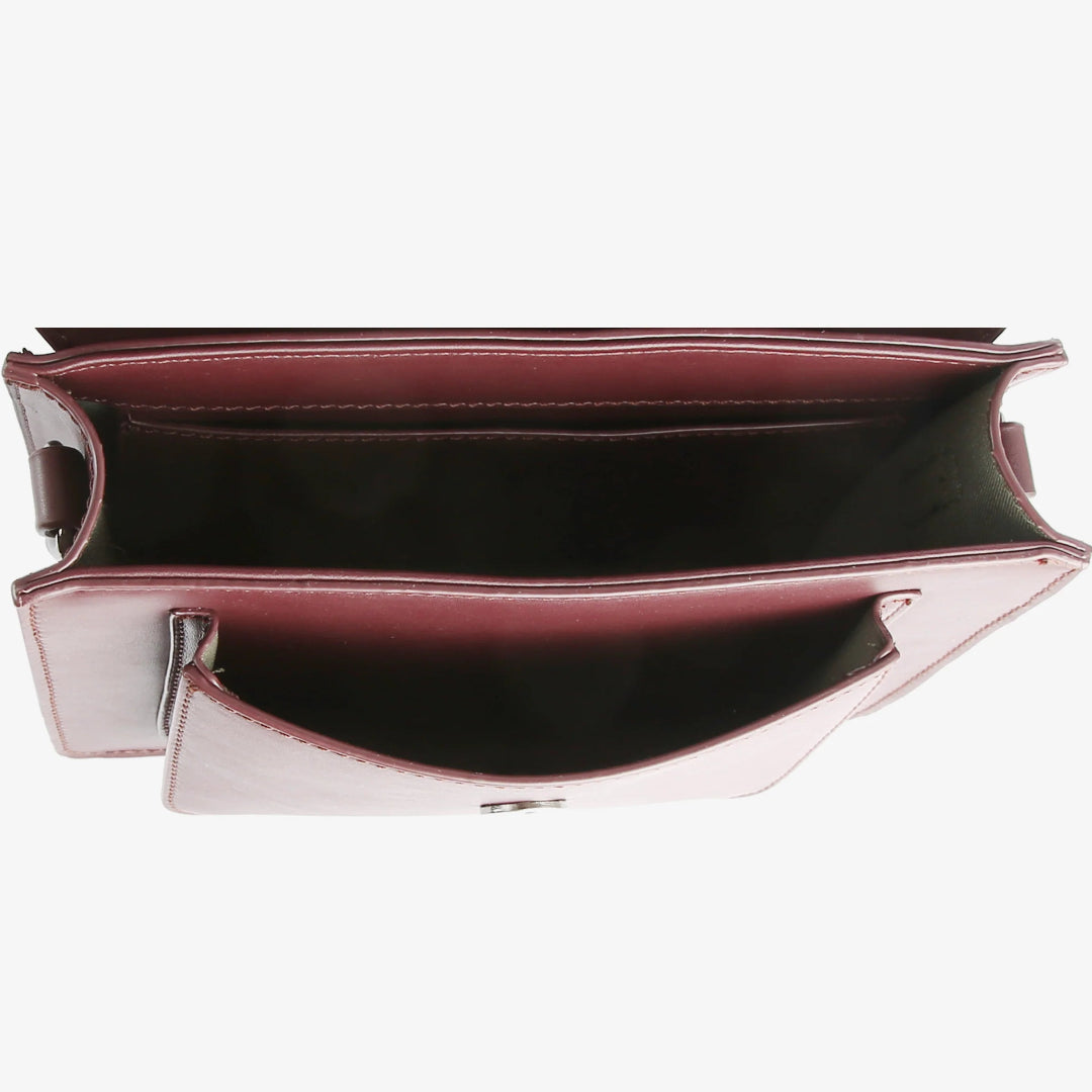 HVISK, Cayman Pocket Soft Structure Bag, Midnight Plum