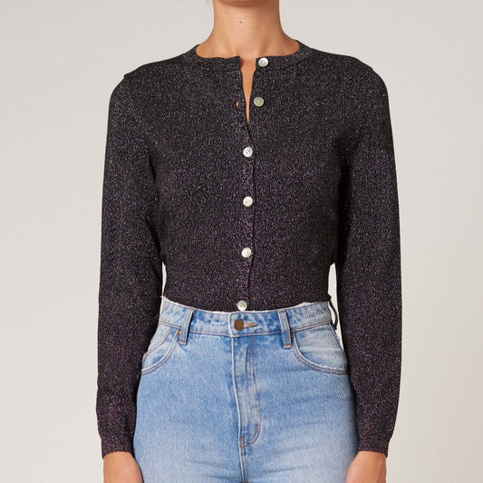 Cameron Cardigan, Lurex Black