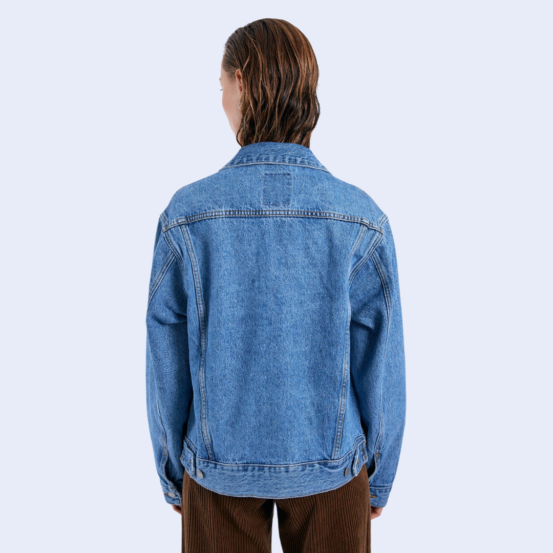 Dr. Denim, Joey Trucker Jacket, Stream Sky Retro