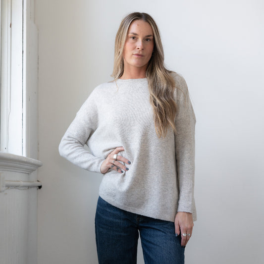 Chalet Crew Neck Sweater, Fawn