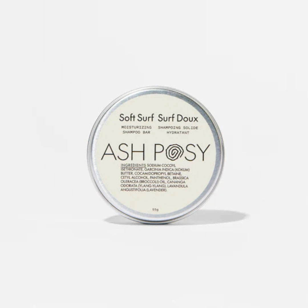 Ash Posy, Soft Surf, Moisturizing Shampoo Bar