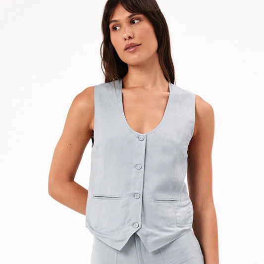 Soho Vest, Linen, Final Sale