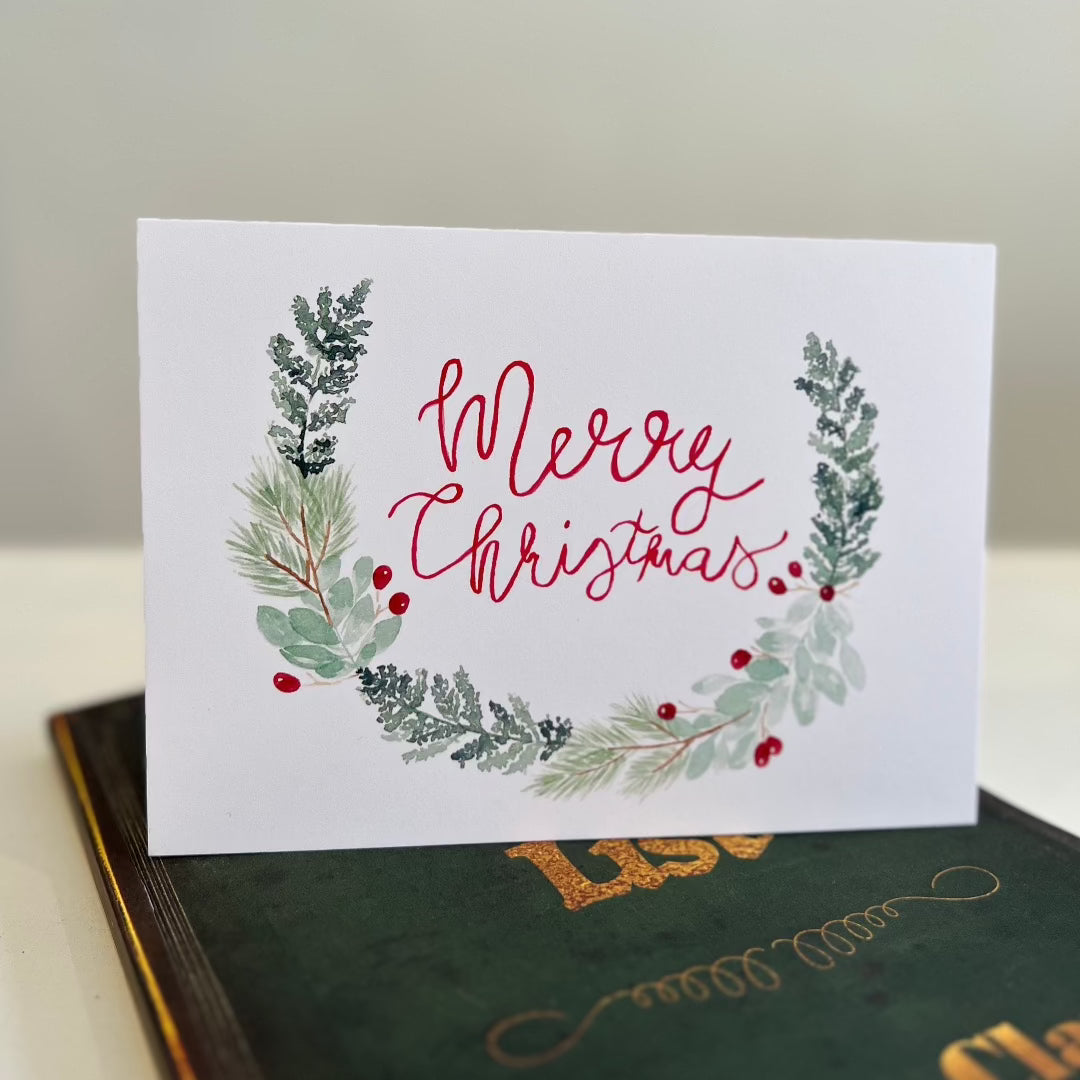 Merry Christmas Greeting Card