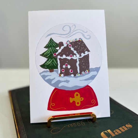 Snow Globe Greeting Card