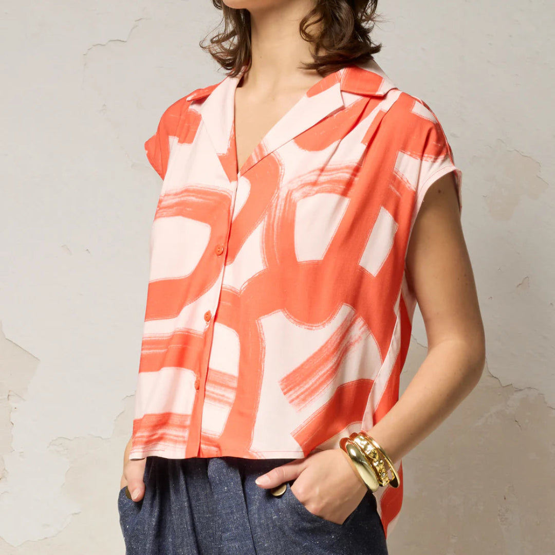 Cokluch, Hemera Shirt, Red Shodo