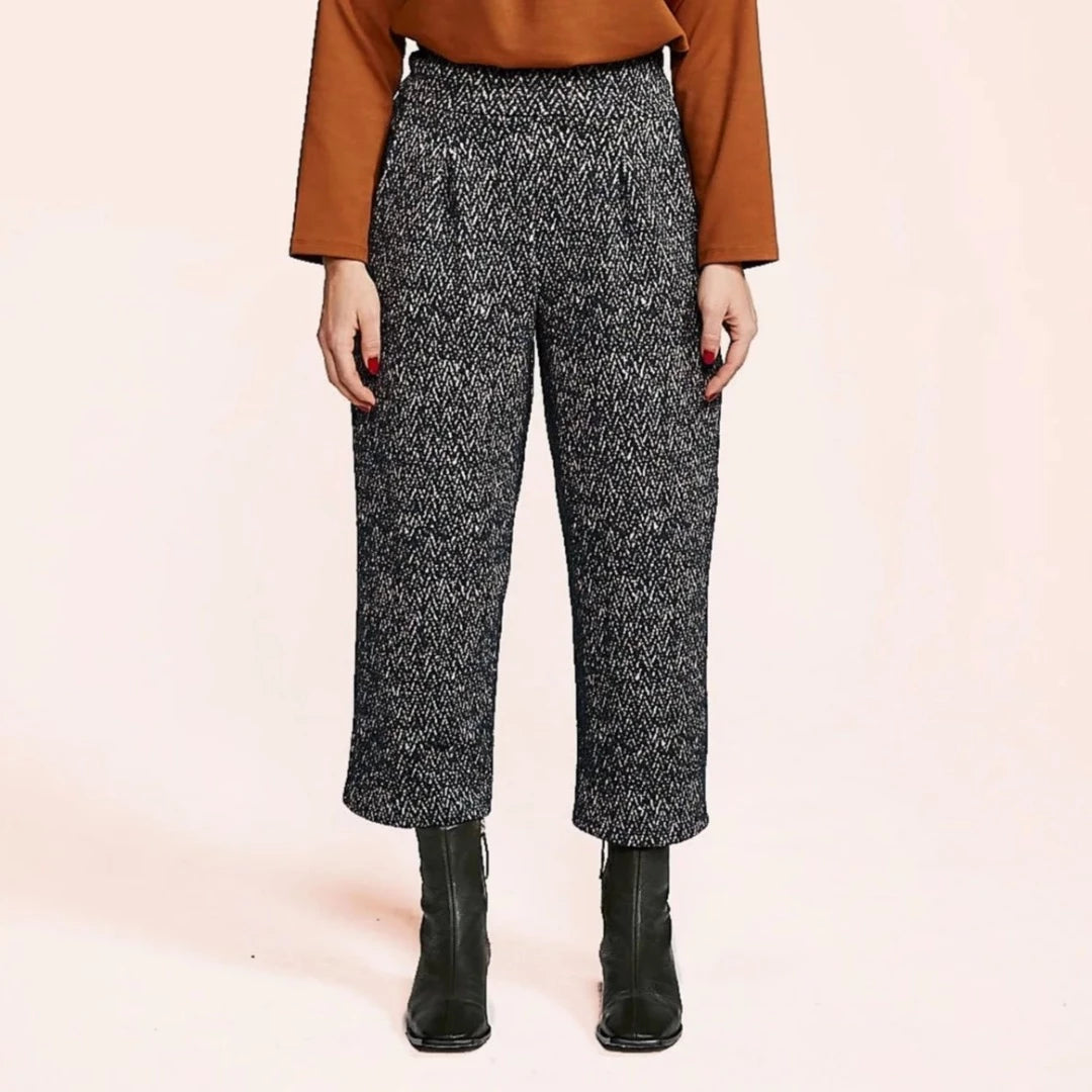 Homer Pants, Black Chevron