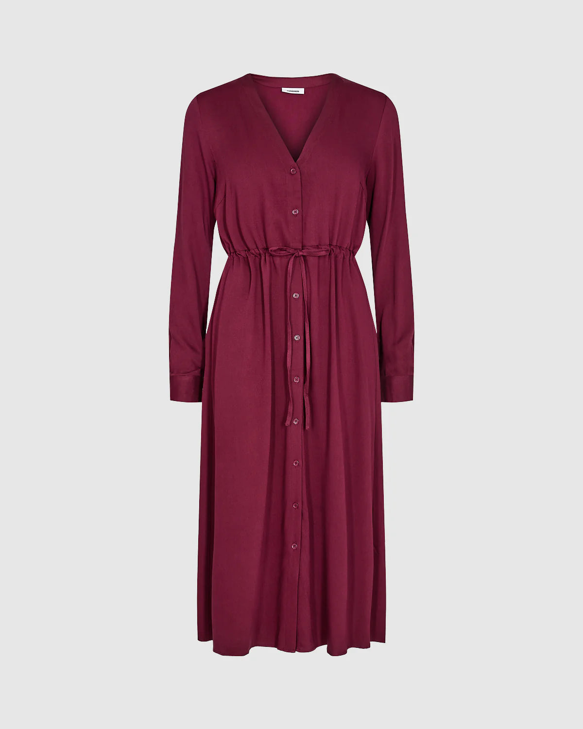 Minimum, Niola Midi Dress, Burgundy