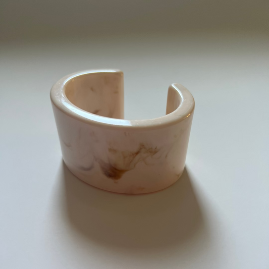 Modern Fable, Marbled Resin Open Cuff